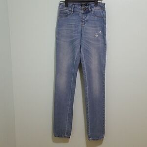 Philipp Plein Illegal Fight Club, slightly distressed skinny jeans. Size 25.